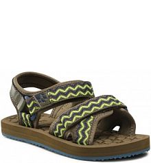 Sandały Jack Wolfskin zielone dziecięce 