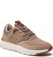 Sneakersy Wrangler beżowe dziecięce Pioneer Suede WM21111A Sand 025