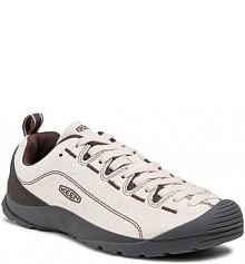 Półbuty sznurowane Keen beżowe męskie Jasper Canvas 1026181 Natural Canvas/Black Olive