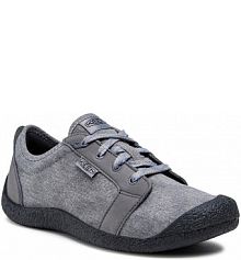 Półbuty sznurowane Keen szare męskie Howser Canvas Lace-Up 1026144 Magnet/Bright Cobalt