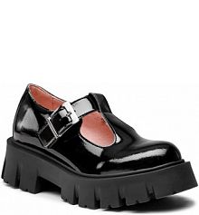 Półbuty wsuwane Altercore czarne damskie 