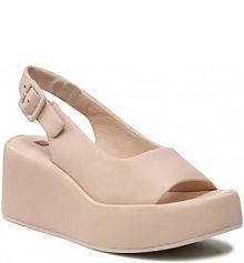 Sandały na koturnie HÖGL beżowe 