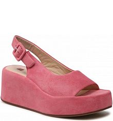 Sandały na koturnie HÖGL różowe 3-102512 Lightpink 4600