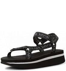 Sandały  czarne KARL LAGERFELD