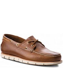 Mokasyny Timberland brązowe dziecięce Tidelands 2 Eye A1BHL Md Brn