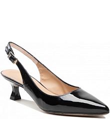 Sandały na szpilce Unisa czarne Jamal 22 Pa Black