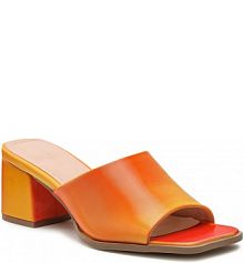 Klapki eleganckie Jenny Fairy pomarańczowe damskie 