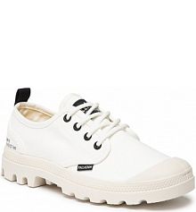 Półbuty sznurowane Palladium białe damskie Pampa Ox Htg Supply 77358-116-M Star White