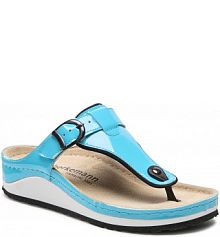 Japonki Berkemann niebieskie damskie Mila 01351 Electric Blue 333