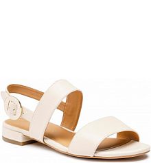 Sandały Emporio Armani beżowe damskie 