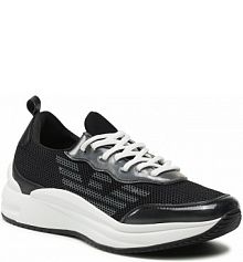 Sneakersy Emporio Armani czarne damskie 