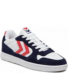 Sneakersy Hummel granatowe, białe męskie Camden 213814-9194 White/Red/Navy