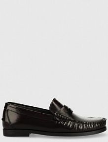 Mokasyny Guess  brązowe męskie FM7LIV.LEA14.BORDE