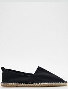 Plecione espadryle Reserved czarne dziecięce 0738L-99X