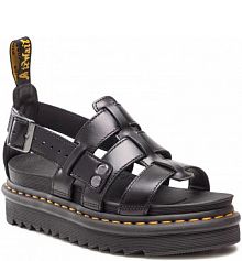 Sandały na koturnie Dr. Martens czarne Terry 23521001 Black