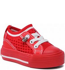 Półbuty wsuwane Big Star Shoes czerwone dziecięce 