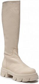 Kozaki Steve Madden beżowe damskie 