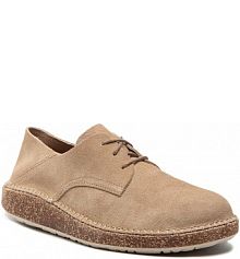 Półbuty sznurowane Birkenstock beżowe męskie 