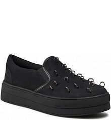 Półbuty wsuwane Jenny Fairy czarne damskie 