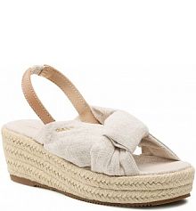 Sandały na koturnie Gant beżowe Bohowill 24569683 Dry Sand G22