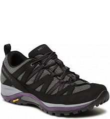 Buty trekkingowe niskie Merrell szare, czarne damskie Siren Sport 3 J035316 Black/Blackberry