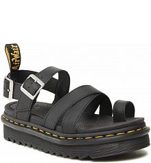 Sandały na koturnie Dr. Martens czarne 