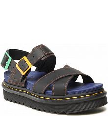 Sandały na koturnie Dr. Martens czarne Voss II 27346001  Black