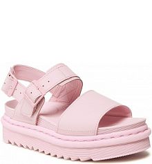 Sandały na koturnie Dr. Martens różowe Voss Mono 27306279  Chalk Pink