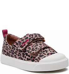 Buty na rzepy Clarks różowe dziecięce 