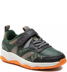 Buty na rzepy Clarks zielone dziecięce 