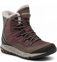 Buty trekkingowe wysokie Merrell bordowy damskie 
