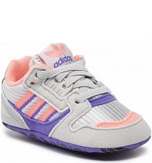 Półbuty wsuwane adidas szare dziecięce 