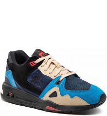 Sneakersy Le Coq Sportif granatowe dziecięce Lcs R1000 Street Craft 2210330 Dress Blue/Beige