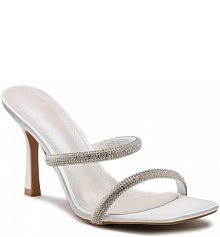 Klapki eleganckie Jenny Fairy białe damskie KL-F3493-88 White