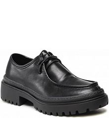 Półbuty na obcasie Jenny Fairy czarne damskie 