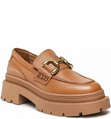 Półbuty wsuwane GINO ROSSI brązowe damskie 