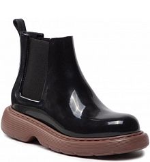 Botki Melissa czarne damskie Step Boot Ad 33586  Black/Bronze AC267