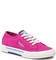 Tenisówki Pepe Jeans różowe dziecięce 