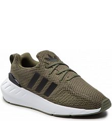 Półbuty sznurowane adidas zielone dziecięce 