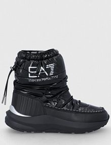 Śniegowce EA7 Emporio Armani  czarne damskie X8M002.XK230.R926