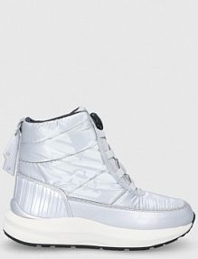 Śniegowce EA7 Emporio Armani  srebrne damskie X8M003.XK231.P565