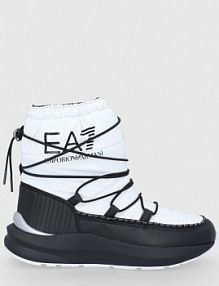 Śniegowce EA7 Emporio Armani  białe damskie X8M002.XK230.D611