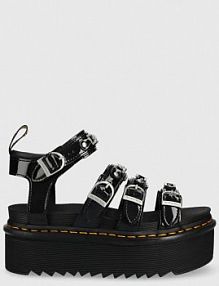 Sandały na koturnie Dr. Martens  czarne DM27262001.Blaire2.Qua