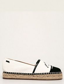 Espadryle Karl Lagerfeld  białe damskie KL80108