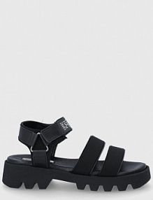 Sandały na koturnie Karl Lagerfeld  czarne KL45405.40X