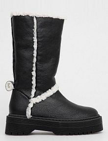 Kozaki Armani Exchange  czarne damskie XDO007.XV401.N642