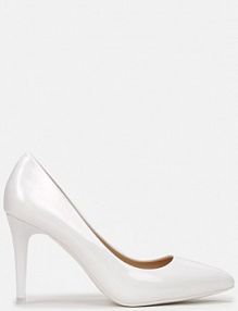 Białe Szpilki Helireanes Renee