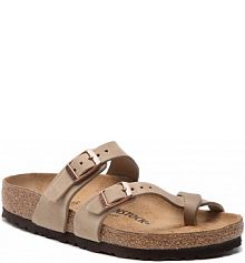Japonki Birkenstock beżowe damskie 