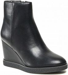Botki na koturnie Jenny Fairy czarne 