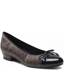 Półbuty wsuwane Ara czarne damskie 